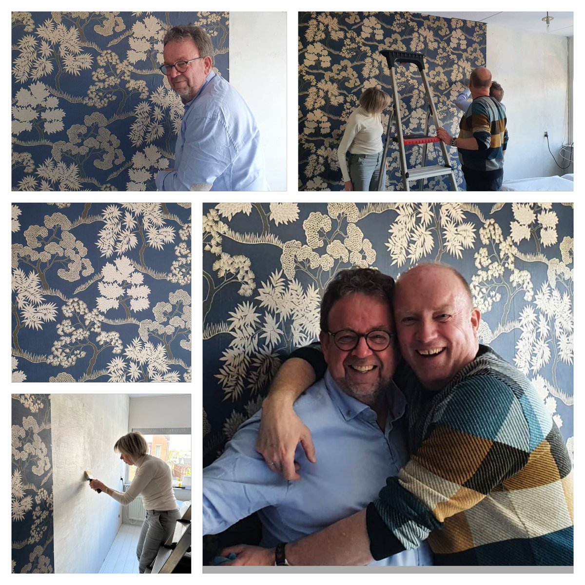 Toob_Alers's tweet photo. Samen met je broer klussen #behangen.
Een heerlijke middag zo! Esther mijn schoonzus maakte nog wat plaatjes
Broederliefde ๐ https://t.co/09jgInBIOa