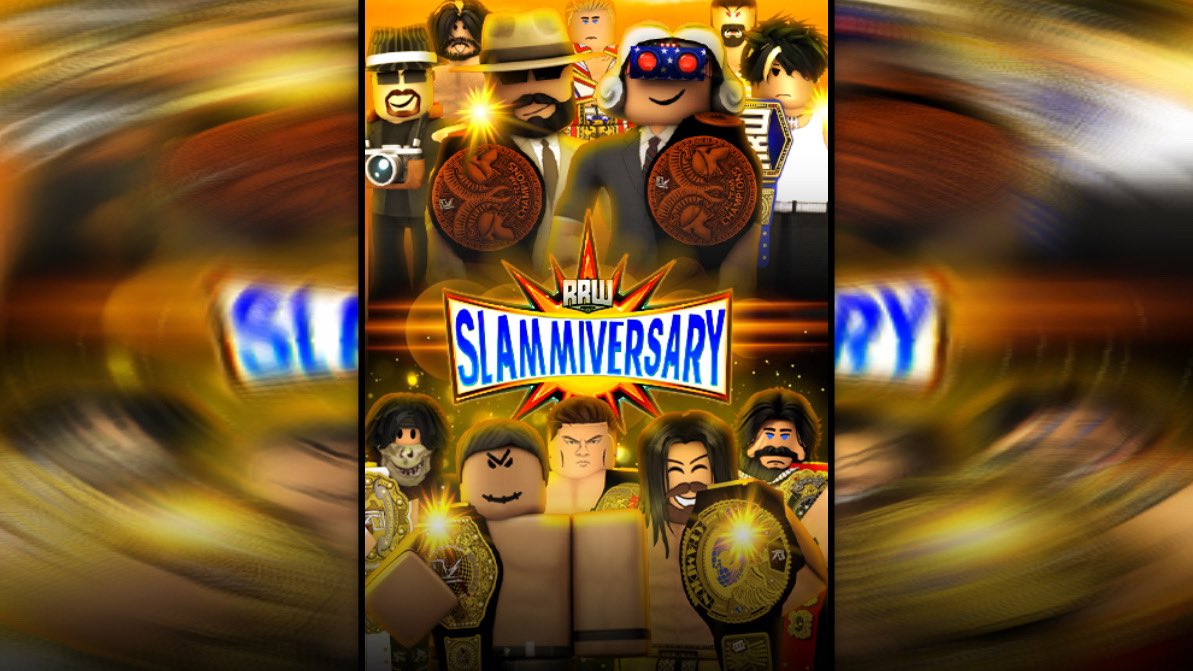 OFFICIAL POSTER REVEAL [#1] Sunday April 28th witness the Ultimate Thrill Ride, #RRWSlammiversary4! 🎟️ ON SALE - discord.gg/xaSHHemU38