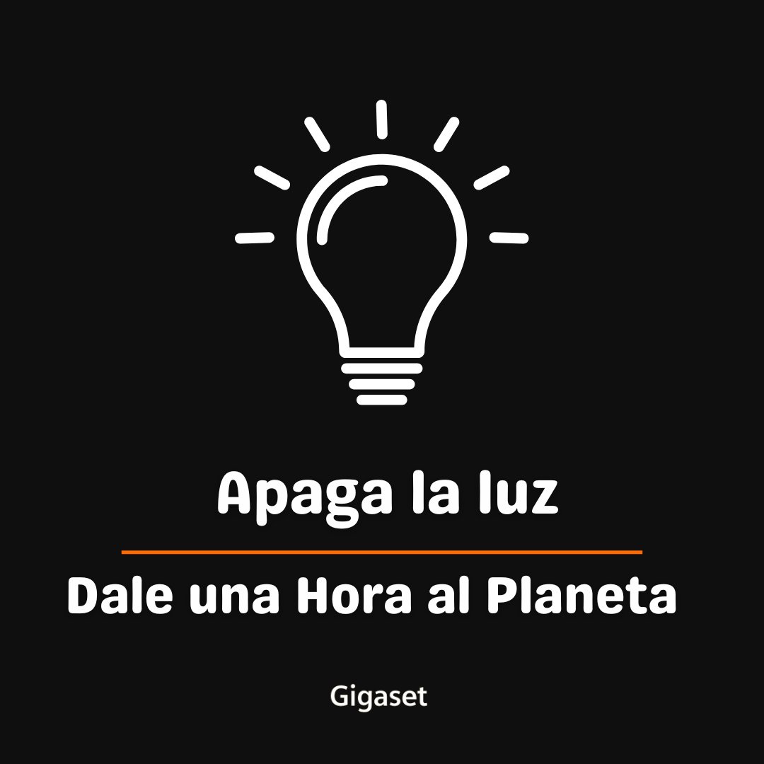 Pequeños gestos que cambian el mundo 💡🌎

Cada vez más conscientes de la importancia de cuidar el planeta, desde Gigaset te animamos a participar en la #HoradelPlaneta.