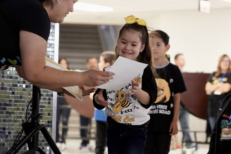 Mathematicians make a bee-line 🐝 to the SISD 7th annual District Math Bee today at Eastlake High School! The Math Bee is a math fluency and number sense competition for K-5 students to promote numeracy and build a positive math community.