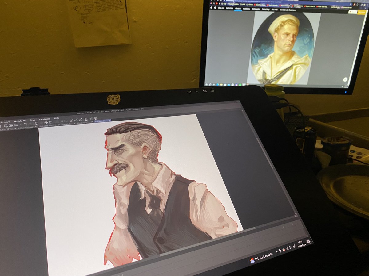 oh man malt ja tatsächlich besser wenn man sich referenzen dabei anguckt WAS SOLL DASS DENN