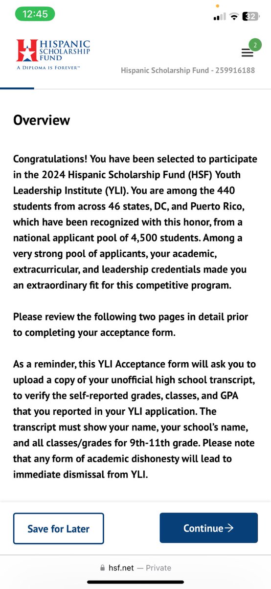 As proud as I am of my accomplishments on the field playing for <a href="/TaftHSAthletics/">Taft Athletics</a>. I am extremely proud to announce I received the opportunity to attend the Youth Leadership Institute for <a href="/HSFNews/">HSF</a> at USC in June. Truly blessed <a href="/TaftFootballChi/">Taft Football</a> <a href="/PrepRedzoneIL/">Prep Redzone Illinois</a> <a href="/EDGYTIM/">Timothy “EDGYTIM” OHalloran</a> <a href="/DeepDishFB/">DEEP DISH FOOTBALL</a>