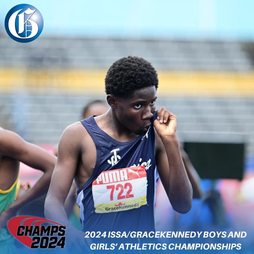 Jamaica College just swept the boys 800m Class 1 Kemarrio Bygrave 1:51.75 Class 2 Samuel Creary 1:54.10 Class 3 Cave Nooks 1:58.25 Their coach Dwayne Johnson has led them to this unprecedented results in the event! 👏 ☝️ One college 🔵💙