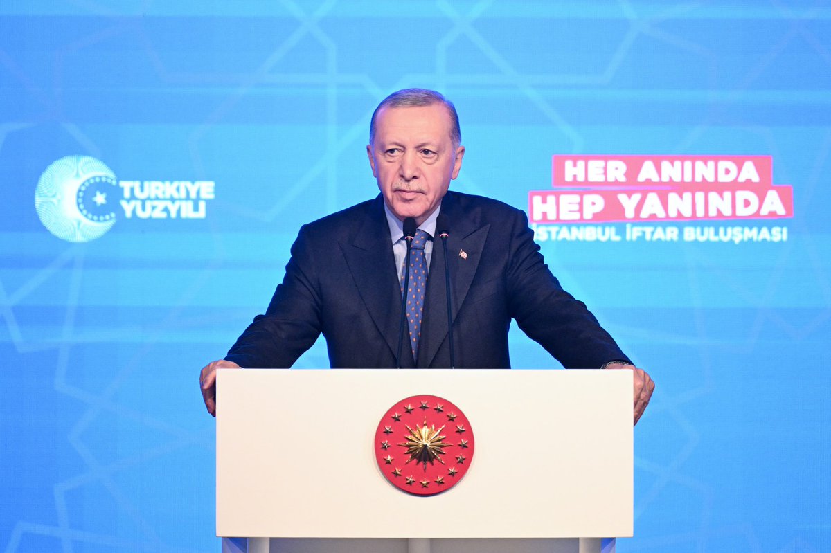 Cumhurbaşkanımız Sayın Recep Tayyip Erdoğan, Her Anında Hep Yanında İstanbul İftar Buluşması’nda konuştu.