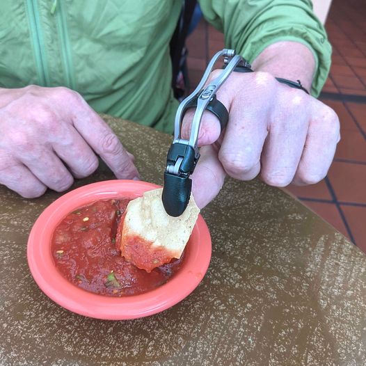 Dive into the celebration of #ChipAndDipDay with the classic combo that never disappoints—chips and salsa! What's your go-to chip and dip combination?  

#NakedProsthetics #ItsAllAboutFunction #MCPDriver #ADLs #ProstheticFingers