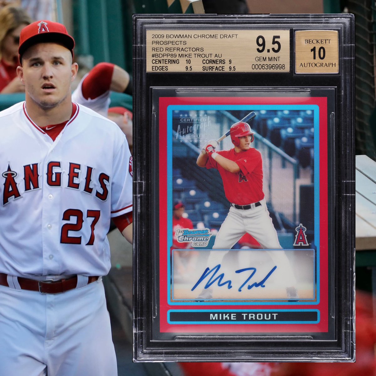 📉 MASSIVE LOSS 📉 One of the BEST Mike Trout cards in existence just sold for a MASSIVE loss… Bought (10/21/22): $1,080,000 Sold (Yesterday): $216,000 Hold Time: 1.5 years Profit: -$864,000 (-80.00%) What will it take for the Mike Trout market to turn around??