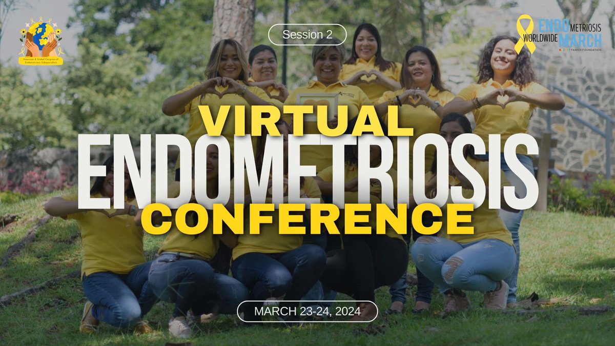 Join us LIVE NOW on YouTube for Session 2 of the Virtual Endometriosis Conference! Forward we go! 🎗️ youtube.com/live/gqKUqIUJ4… #EndoMarch2024