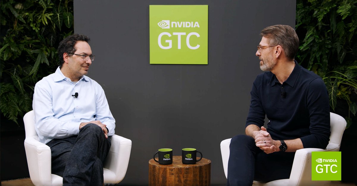 🎬 Live from #GTC24 - NVIDIA’s Ali Kani and Alwin Bakkenes, Head of Software Engineering, @volvocars, discuss Volvo’s new software-defined SUV, #AI, #autonomy, #safety, and more. Watch the video ➡️ nvda.ws/3x6jmNl