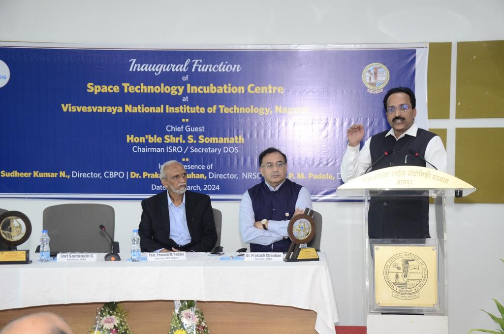 #Nagpur #VNIT #ISRO #ResearchDevelopment  

Space Technology Incubation Center(STIC) at VNIT Campus, Nagpur.

Visvesvaraya National Institute Of Technology,Nagpur(VNIT),Nagpur & ISRO have Jointly Established The Space Technology Incubation Center (STIC) at VNIT,Nagpur.