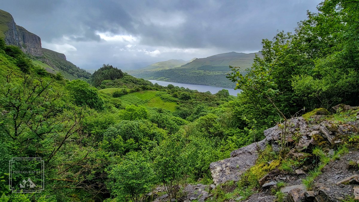 Incoming storm on our hike to Devil's Chimney. #clouds #stormysky #landscape #green #flora #rocks #devilschimney #Ireland #travel #photography #nature #hike @NiksImages @travelireland @Traveliremag