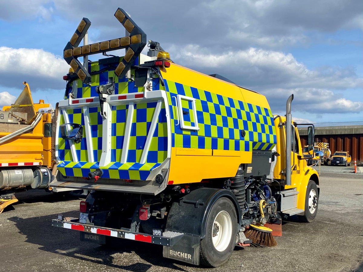 Mainroad Lower Mainland Contracting (@mainroadlm) on Twitter photo Can't say you didn't see us! 👀🧹
With a fresh wrap-job, this sweeper is ready to rejoin the fleet as crews sweep #BCHwy1 & #MaryHillBypass this week.
#LowerMainland sweeping is mainly at night when there's less traffic. When you see them, slow down & move over.
<a href="/TranBC_LMD/">Lower Mainland Dist.</a> Can't say you didn't see us! 👀🧹
With a fresh wrap-job, this sweeper is ready to rejoin the fleet as crews sweep #BCHwy1 & #MaryHillBypass this week.
#LowerMainland sweeping is mainly at night when there's less traffic. When you see them, slow down & move over.
<a href="/TranBC_LMD/">Lower Mainland Dist.</a>