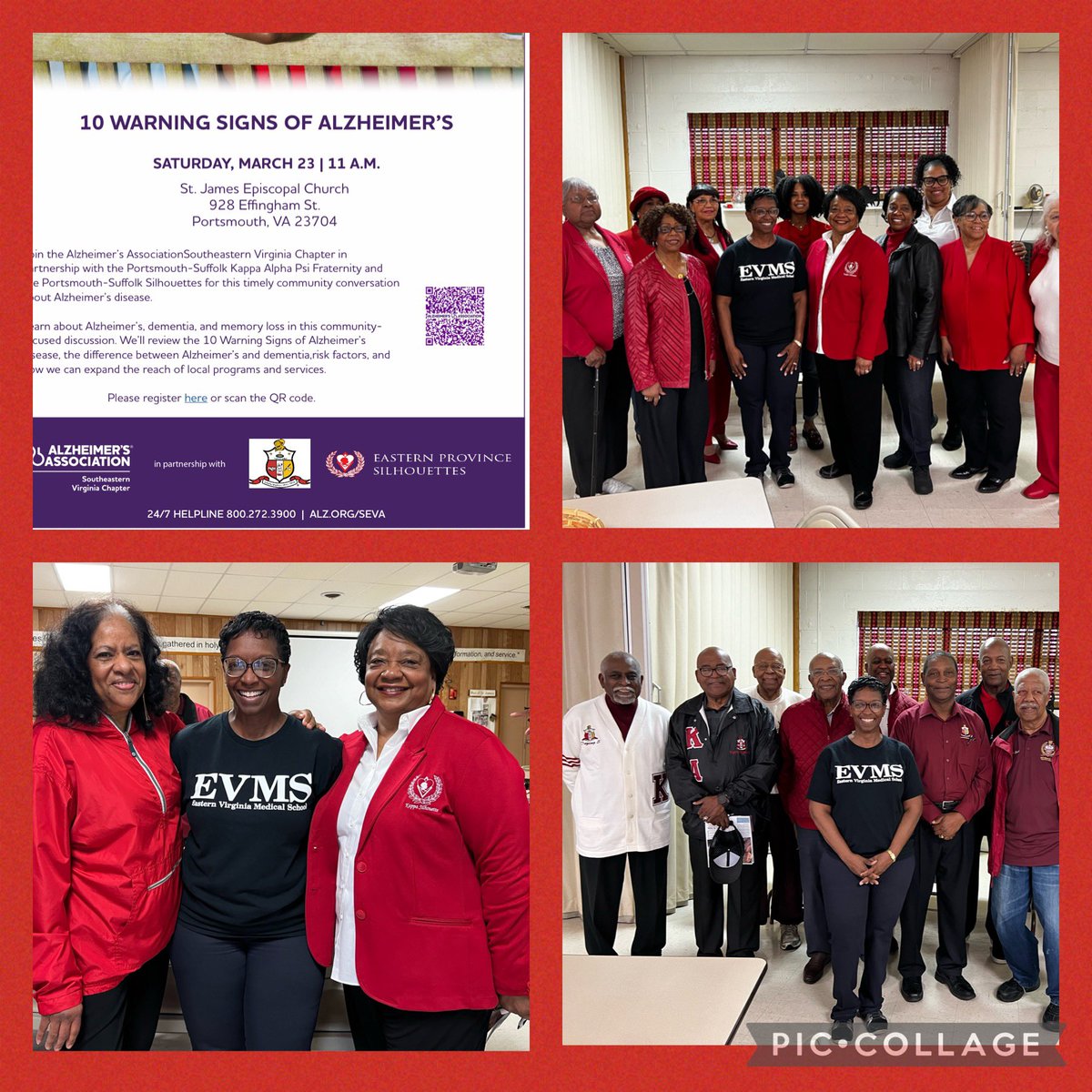Shared Alzheimer’s Dementia education and clinical trials with the Portsmouth/Suffolk chapter of Kappa Alpha Psi Fraternity, Incorporated and the Portsmouth/Suffolk chapter of the Kappa Silhouette’s this morning! #ENDALZ @nnvalinks @SGS_JAG