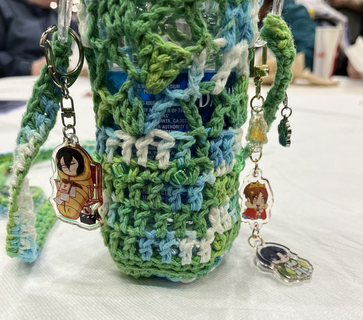 Having zine merch at a con>>>>
<a href="/RivaereZine/">Sovereign Bells: A Rivaere Zine-Preorders Closed</a>