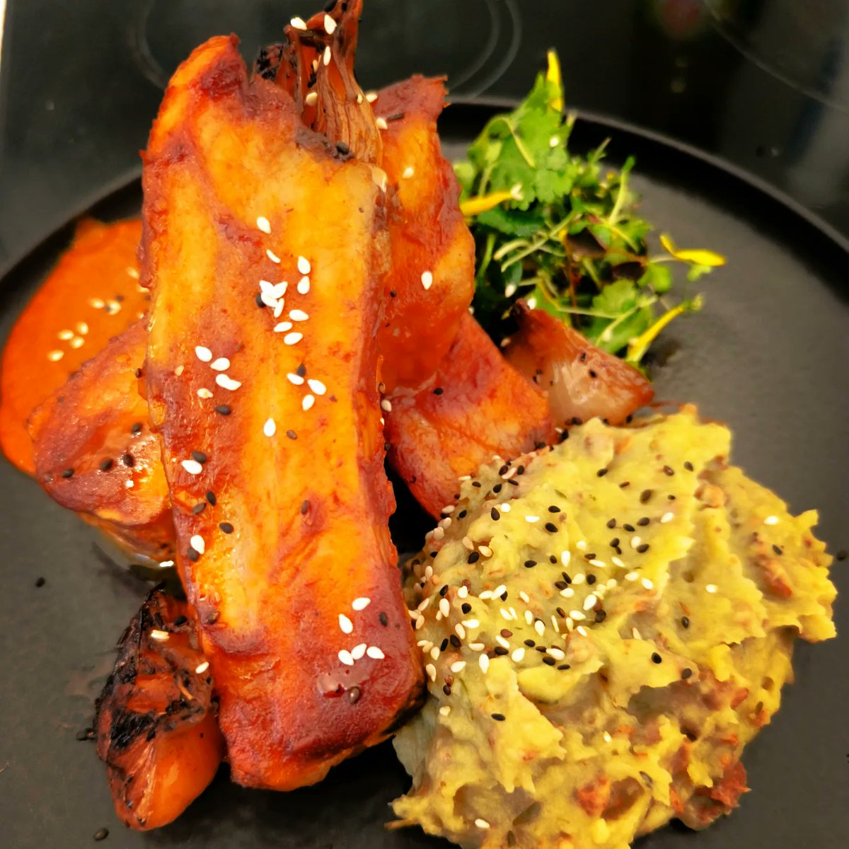 avore_k's tweet photo. Dîner du jour,Chef à domicile
#texas #chefadomicile #cookavore #fusionfood #noirdebigorre #bbq #morilles #panettone #salers #dessertdujour #dessertgourmand #gourmandisedujour #dinerdanniversaire #dinersurparis #paris @takeachef https://t.co/GjxoYq0FBH