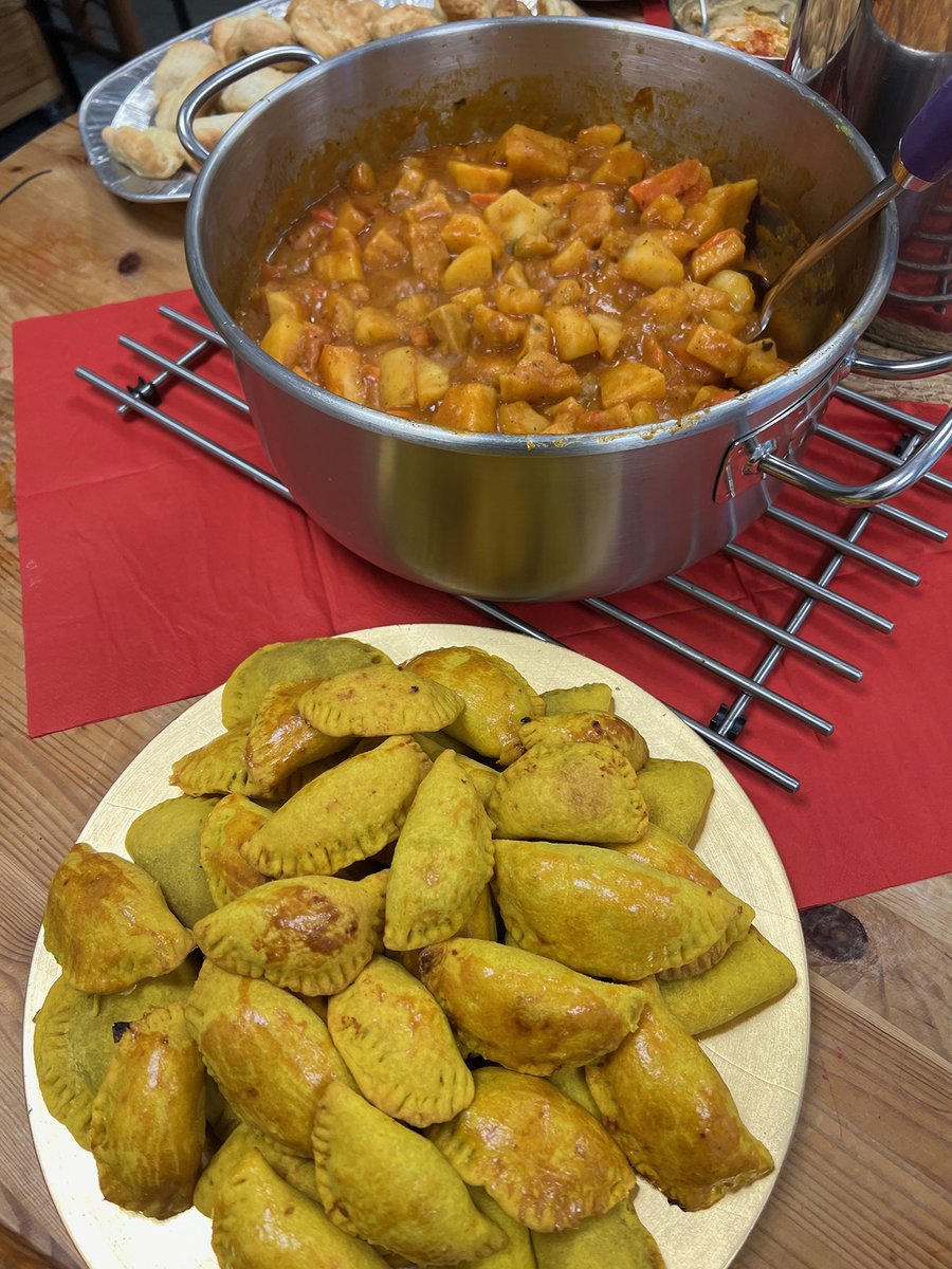 OtherPlaceWSM's tweet photo. A  huge thank you to all our Cookspace volunteers for generously giving  their time and skill to prepare amazing and really tasty food for our  events. This was the second meal cooked to share on Thurs, but we're often too busy to photograph before the food gets eaten! https://t.co/BfTG60P3Z8