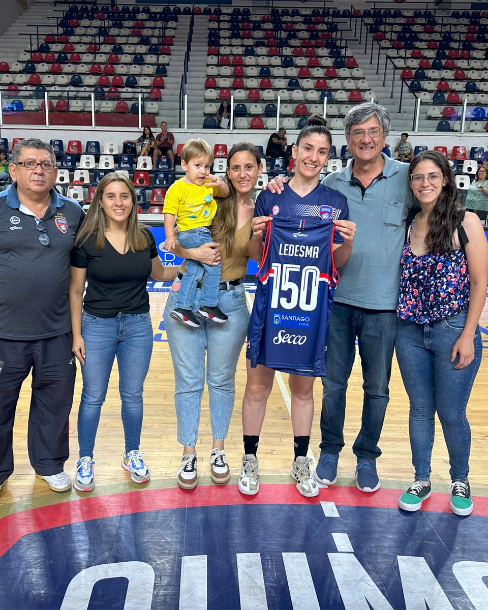 ¡<a href="/TooLedesma/">Agostina Ledesma</a> llegó a los 1️⃣5️⃣0️⃣ partidos oficiales con <a href="/AAQuimsa/">AA QUIMSA</a>! 👏©️