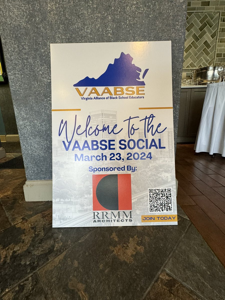 We are ready for the VAABSE Northern Virginia Social!!! Thank you to @RRMMArchitects for sponsoring this event and thank you to @DoubleTree for hosting! We will increase or membership today!!! #HistoryInTheMaking #VAABSESocials