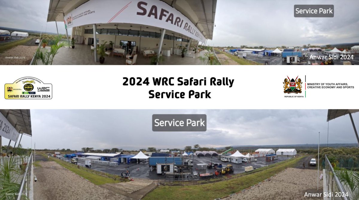 2024 WRC Safari Rally. Service Park. Ready to Rumble!