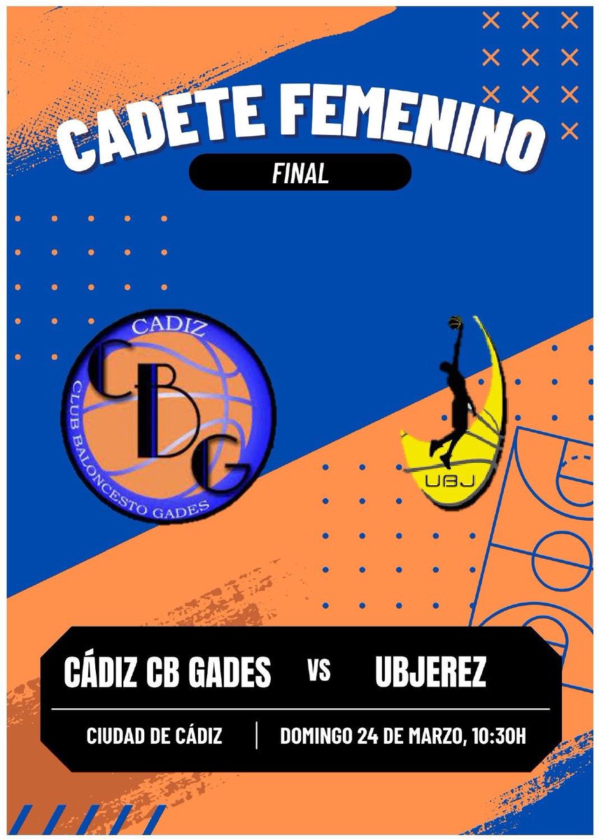 Ya estamos en el #CADEBACF2024 ahora a rematar la faena por el campeonato provincial cadete femenino @CadizCBGades