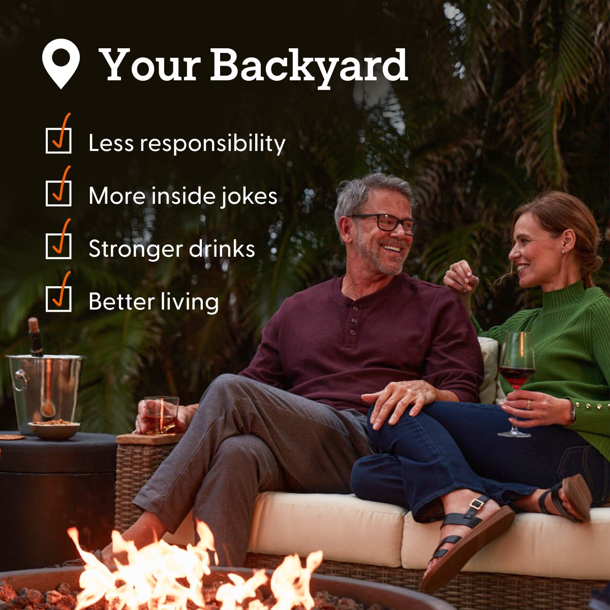 The backyard ticks all the right boxes, but only if you have the right outdoor living products. Our Back to Backyard Sales Event offers all the best products at the best prices, so you can start the season as soon as possible. #LifeIsBetterInYourBackyard .