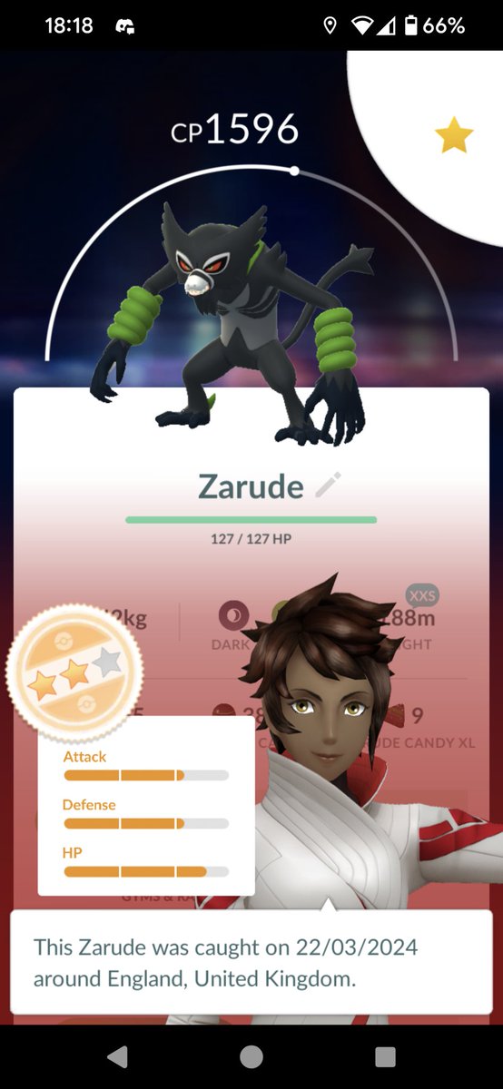 still no luck with Zarude #PokemonGO