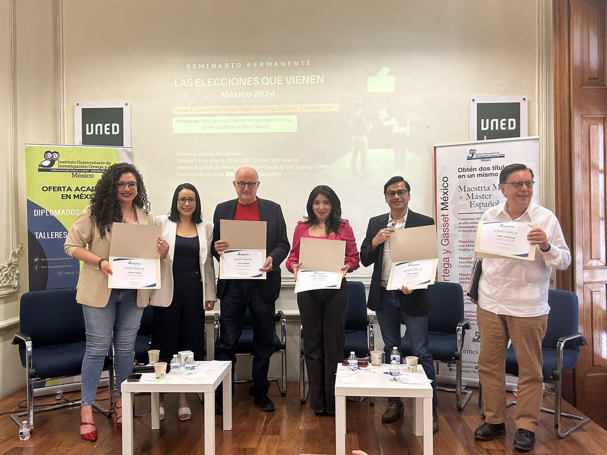Gracias a la mesa 3 <a href="/RoyCampos/">Roy Campos</a> <a href="/MemeYamelCA/">MemeYamel</a> <a href="/yamilnares/">Yamil Nares</a> <a href="/heidiosuna/">Heidi Osuna</a> Jaime Cárdenas y a <a href="/ViayFM/">Vianey Fernández</a> por el excelente debate sobre las campañas presidenciales.