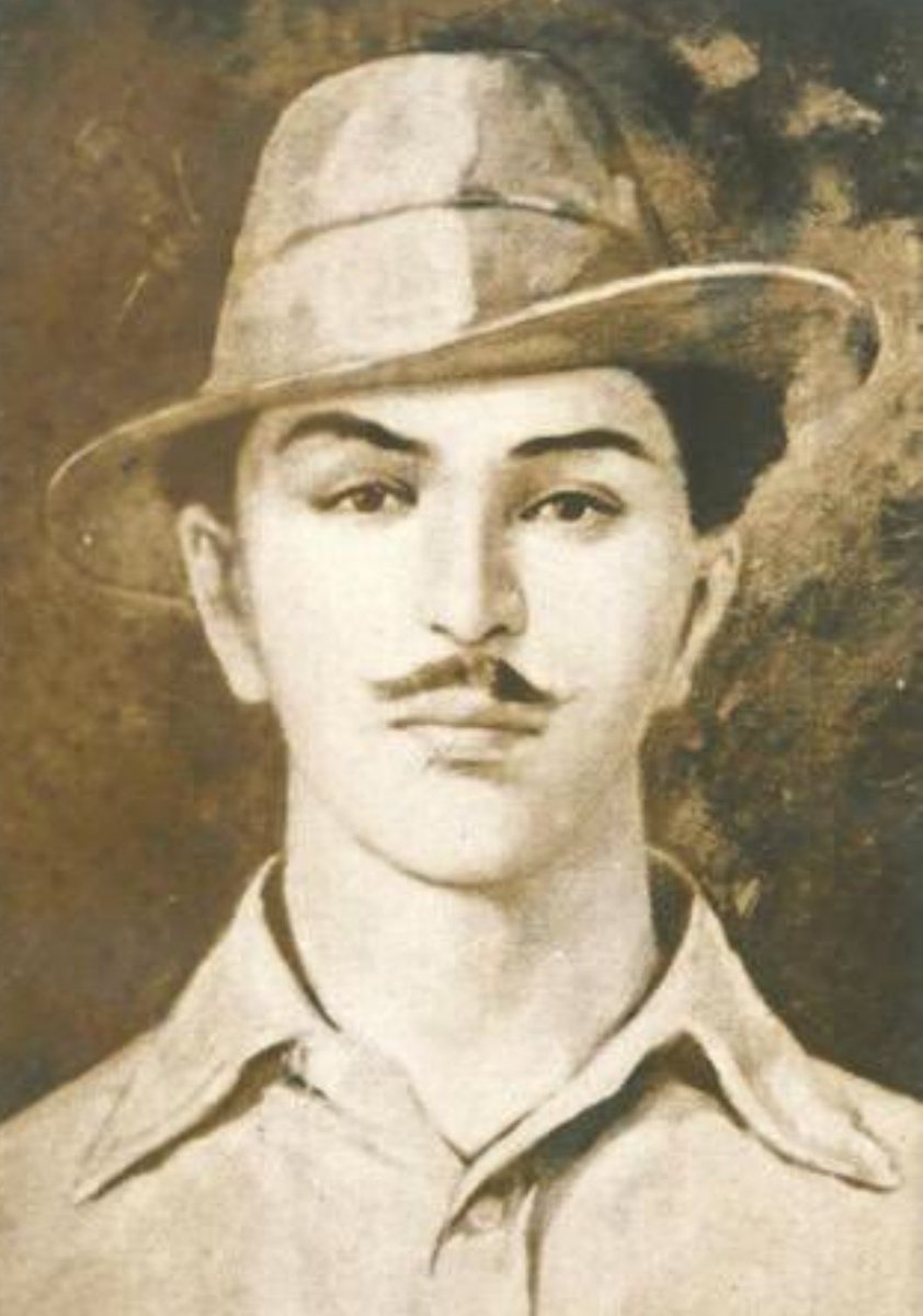 'My ideas will haunt the British like a curse till they are forced to run away from here.' Remembering Bhagat Singh, who was ki!!ed by the British on this day in 1931 for resisting colonialism aged just 23.