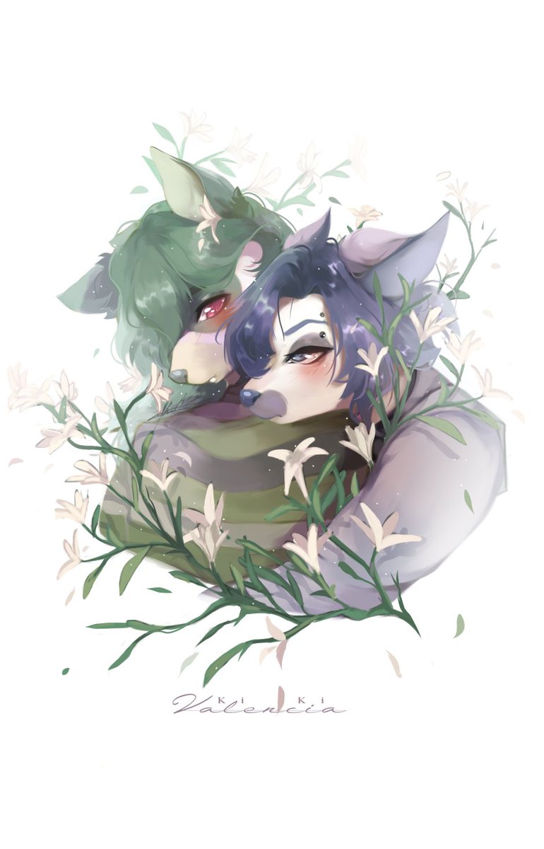 kiki_Valencia66's tweet photo. Comision para @David76175075 
Amé dibujarlos con esas los jazmines chinos ^^♡~ https://t.co/xN2W6UDjgx