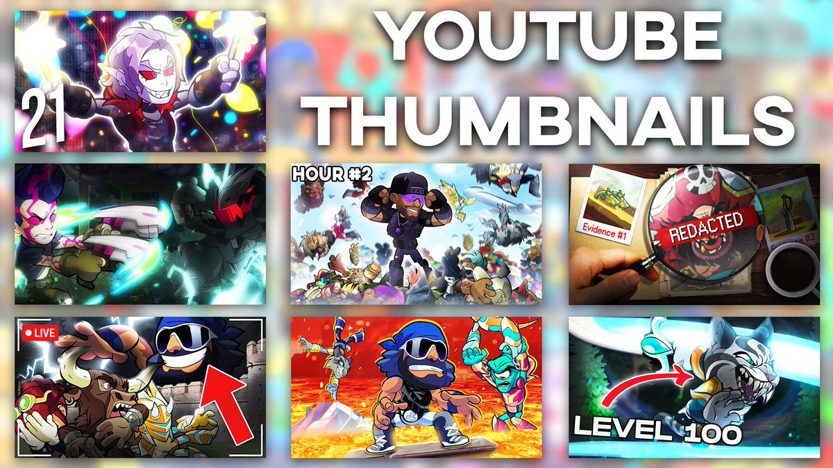 MrSzillaz's tweet image. 🚨SZILLAZ COMMISSIONS OPEN!🚨

Slots open for:
-Youtube Thumbnails
   -&amp;gt;Brawlhalla
   -&amp;gt;Other games 
      -(DM to discuss)

-Brawlhalla Edits
   -&amp;gt; Simple posters/edits
   -&amp;gt; Heavily detailed renders  

DM me for pricing and more examples!
RTs, Tags and Vouches are appreciated!!