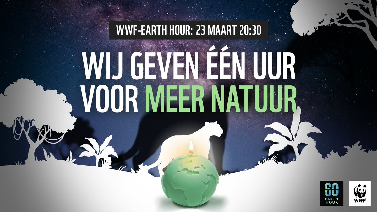 𝗪𝗶𝗷 𝗱𝗼𝗲𝗻 𝗵𝗲𝘁 𝗹𝗶𝗰𝗵𝘁 𝘂𝗶𝘁! Op dit moment is het earth hour, van 20:30 tot 21:30 uur hullen wij de Innovatoren in het donker. Hiermee geven wij één uur voor meer natuur #earthhour #nature #WWF