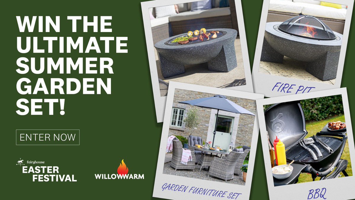 ⭐️WIN⭐️

Get Summer ready with our Gold Cup 🏆 sponsors <a href="/willowwarmirl/">WillowWarm 🇮🇪</a> 

You can win a fabulous Garden Furniture Set, BBQ, Fire Pit &amp; Pallet of WillowWarm Briquettes 🔥

ENTER HERE ➡️ bit.ly/3TDrXyG