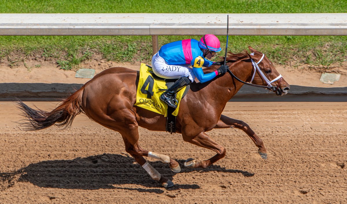 @cristiantorr64 scores the Saturday double @OaklawnRacing in R4 aboard class-dropping Nyquick. @bradcoxracing for @LLG_BRH of Star City.