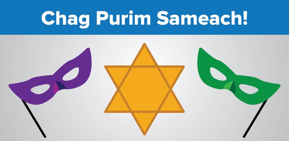 Chag Purim Sameach to all who celebrate!