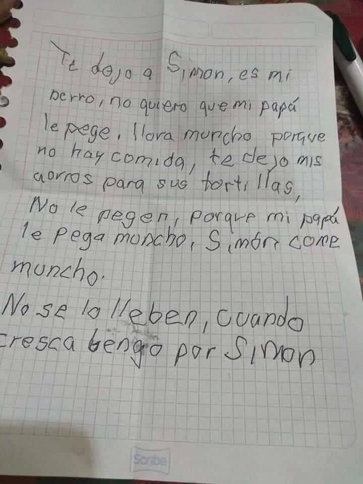 perros_shidoris's tweet image. A principios del año un niño dejaba a su perrito en un albergue con una carta, explicando el motivo. Ahora "Simón" creció y su dueño le sigue escribiendo cartas. 🥺🥰💖
