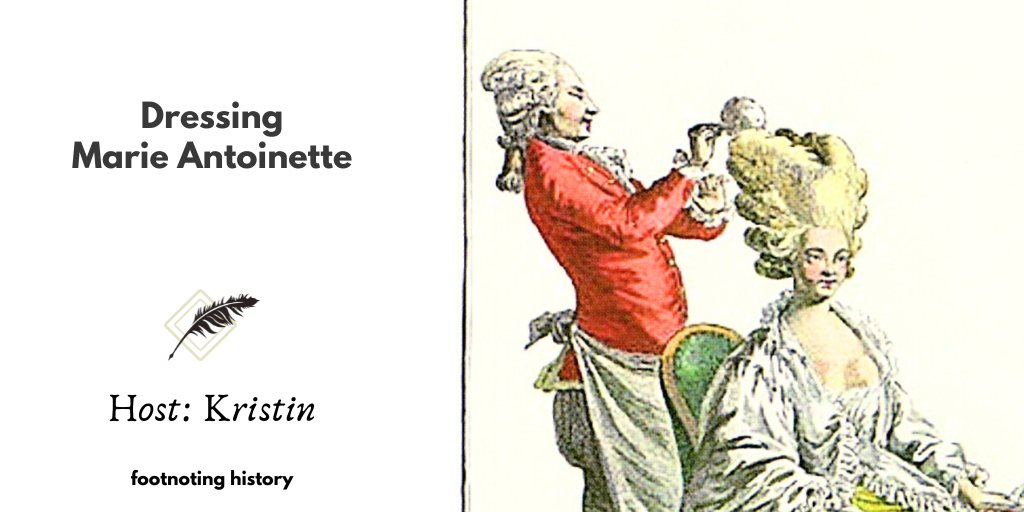 New episode alert!! Clothes and hair are among the most famous things about Marie Antoinette. But who were the designers behind the drama and what happened to them? And how did anyone afford – their creations?: footnotinghistory.com/home/dressing-… YouTube: youtu.be/KwAKtzWO0lI