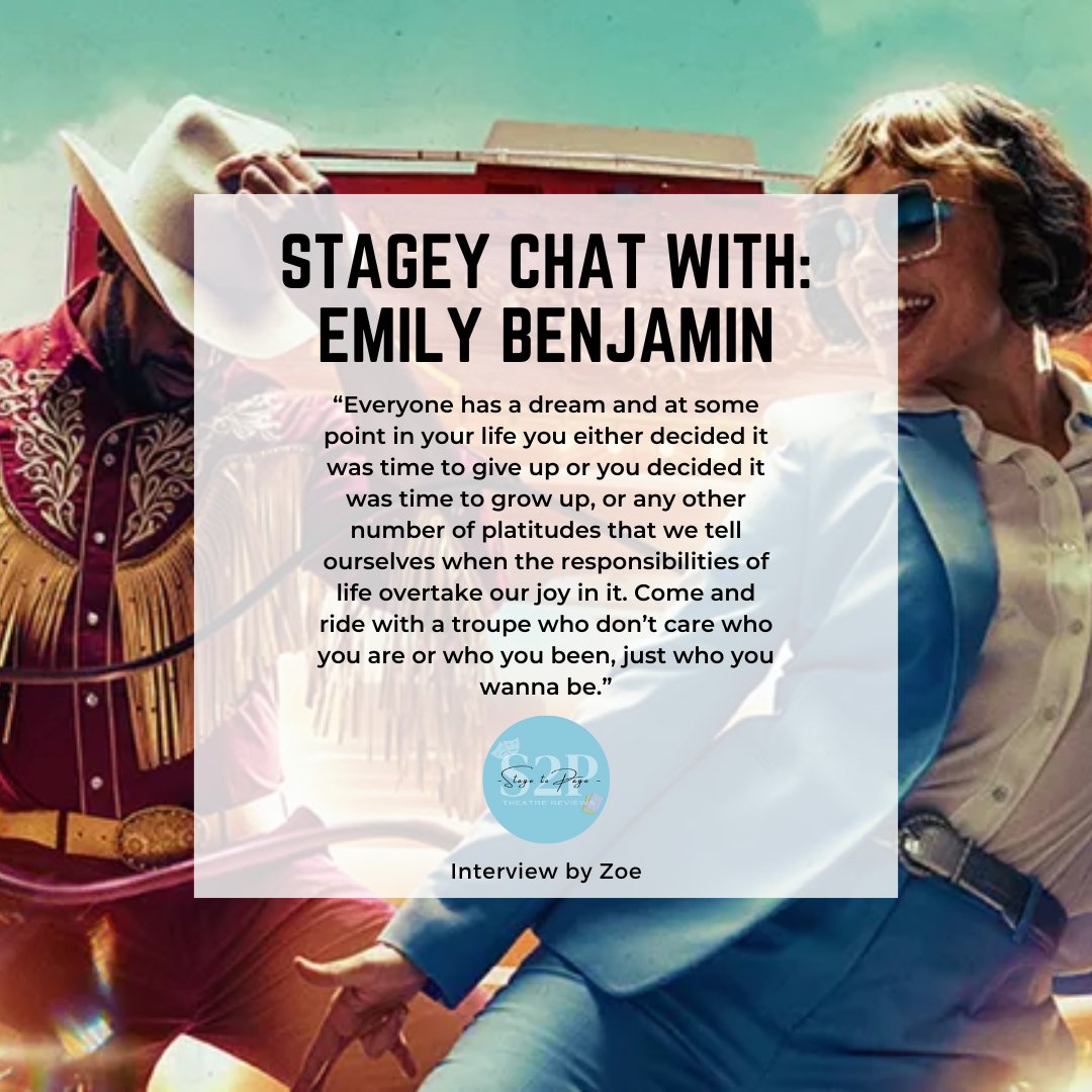 The next segment in our Stagey Chat series is here, and we had the chance to talk to the unstoppable @flemilyremily 👢 You can read the full interview here: stagetopage.co.uk/2024/03/stagey…