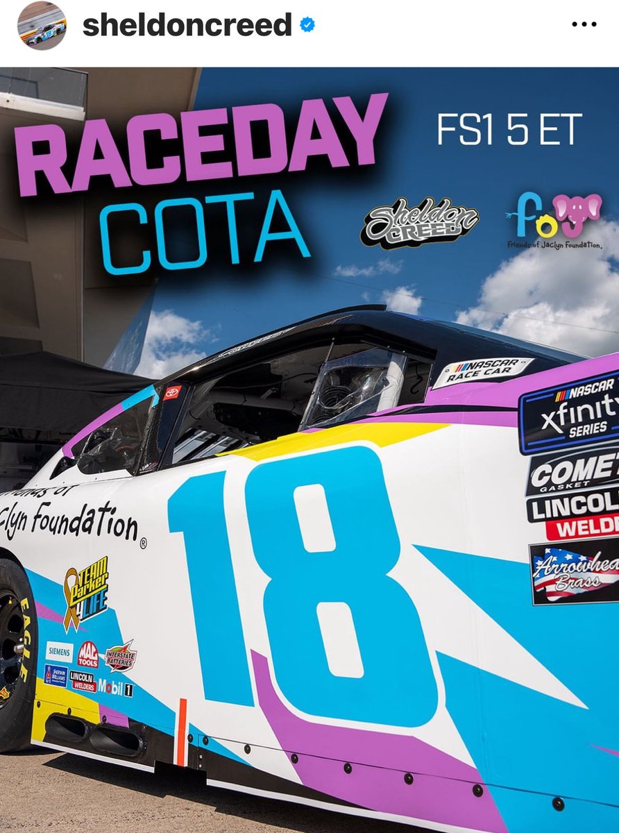 denis_foj's tweet image. Let’s go #SheldonCreed #FriendsofJaclyn #JGR 5pm