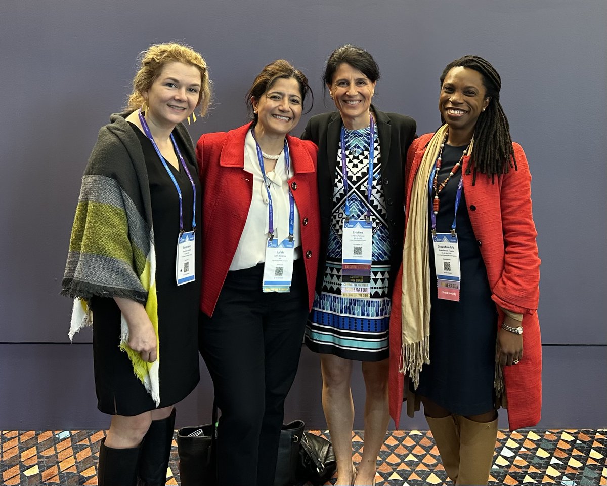 Great seeing friends and amazing surgeon leaders @DrLolaFayanju @laleh_melstrom Cristina Ferrone at @SocSurgOnc #SSO2024 - still here to the last session with @sitcancer