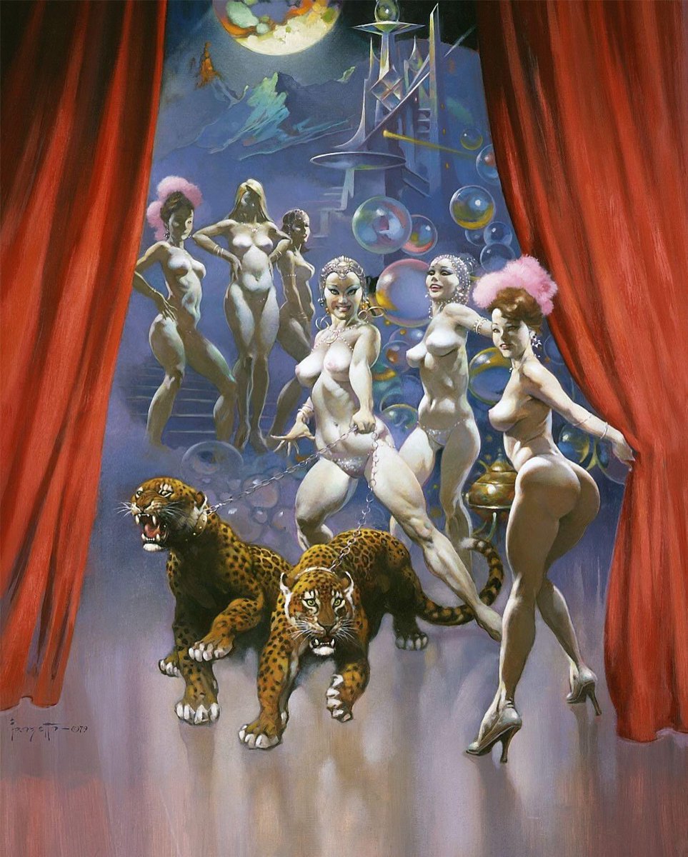 “I want people to look and get excited for my girls, have fun with it” - Frank Frazetta
.
𝑳𝒂𝒔 𝑽𝒆𝒈𝒂𝒔 oil on board © 1979
.
Shop Fine Art Prints at FrazettaGirls.com
.
#FrazettaGirls #FrankFrazetta #Frazetta #LasVegas #Vegas #SinCity #1970s