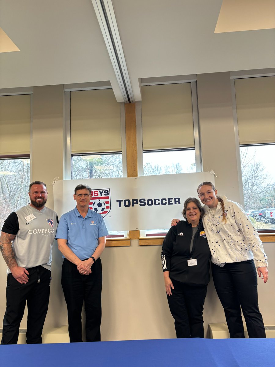 We are grateful for everyone who joined us today at the Mass Youth Soccer TOPSoccer Workshop, rain or shine! Together, we created an even stronger TOPSoccer community through meaningful discussions and shared experiences.

#TOPSoccer #workshop #SpecialOlympics