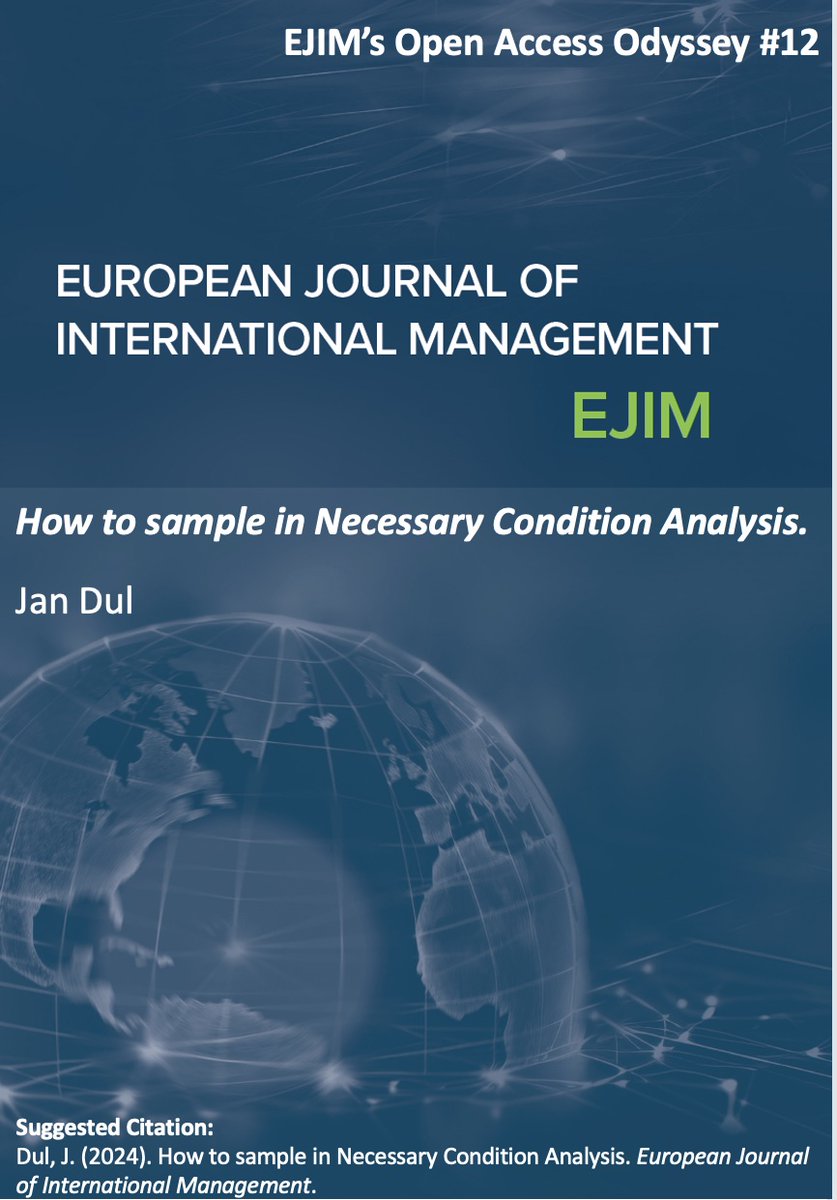 European Journal of International Management tweet media