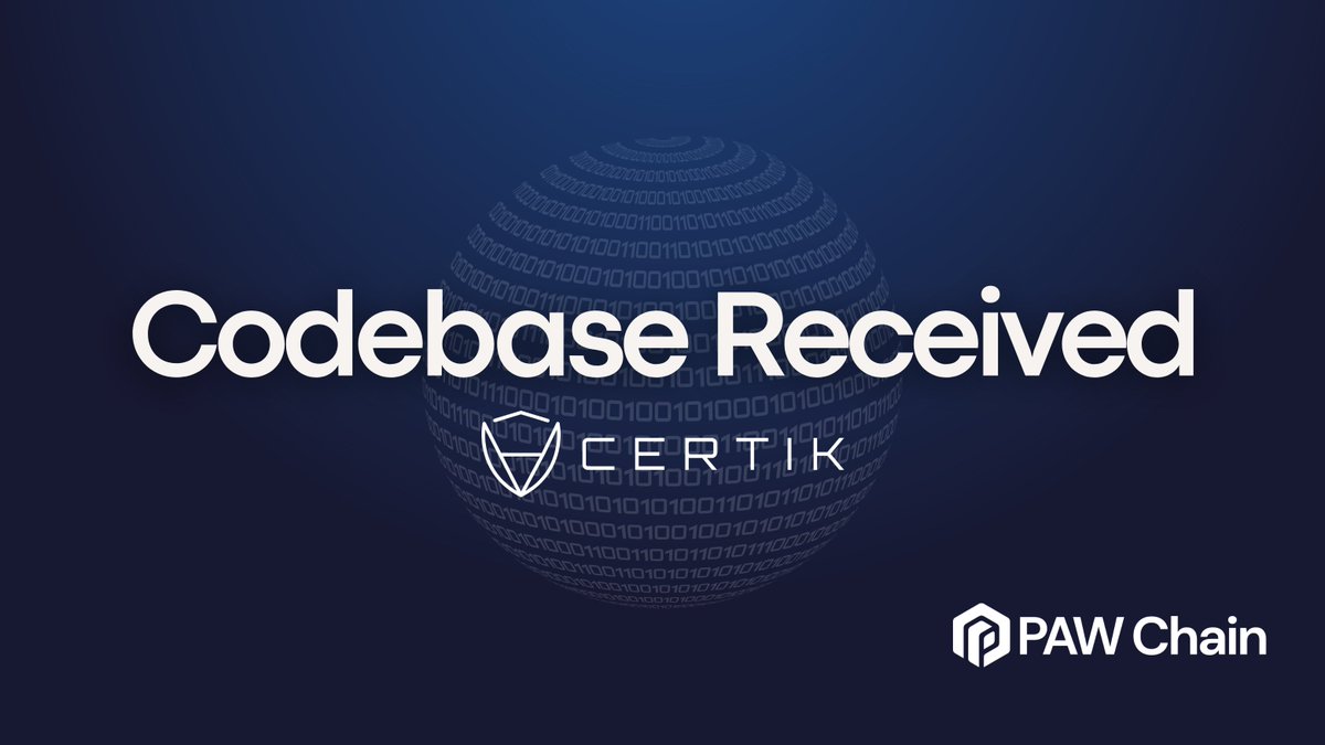 It's official, today we successfully delivered several @github repos to @CertiK to begin our audit quotation. 🤝 This is inclusive of the codebases for all of #PAWChain, PAW Wallet, validator server side application, and wPAW token contract! #Blockchain #CryptoX #Web3 #DeFi 🌐