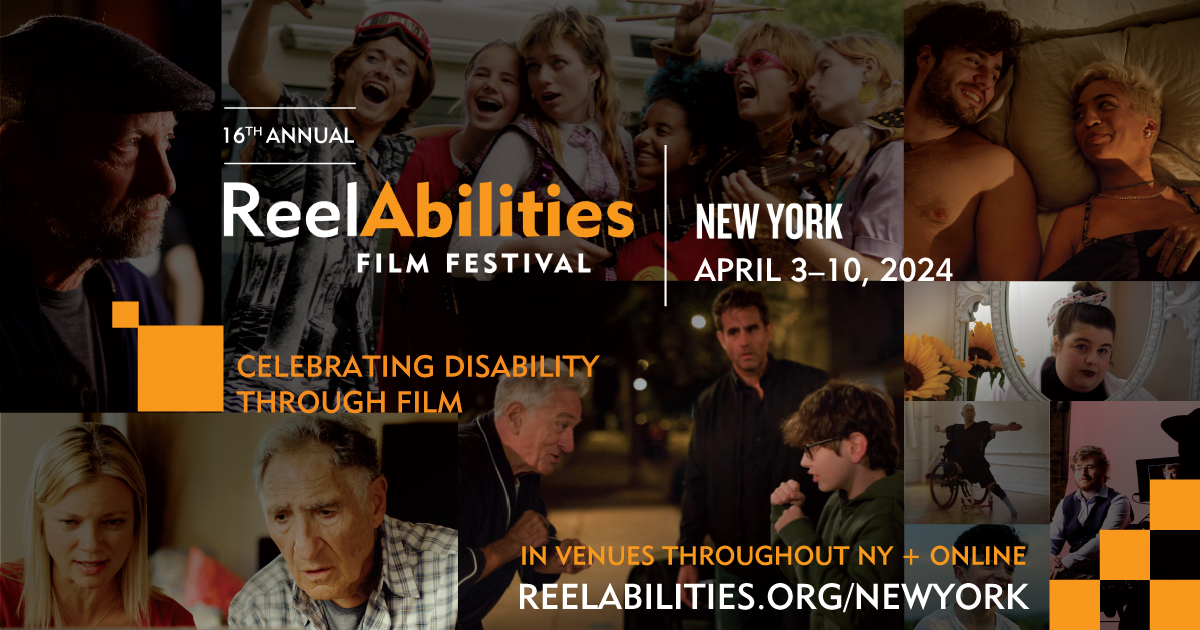 Purchase tickets for the upcoming 16th Annual ReelAbilities Film Festival.

Use discount code rffqsac to get a 20% discount.
Discount code only good for general admission tickets for screenings at MMJCCM 

reelabilities.org/newyork

#RFFNY2024 #ReelAbilities #disabilityawareness