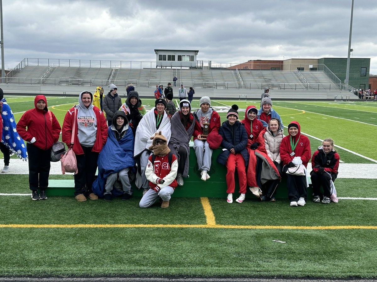 Great day for the Falcon Track &amp; Field Teams, both finished 2nd at the Cloverleaf Early Bird Relays.