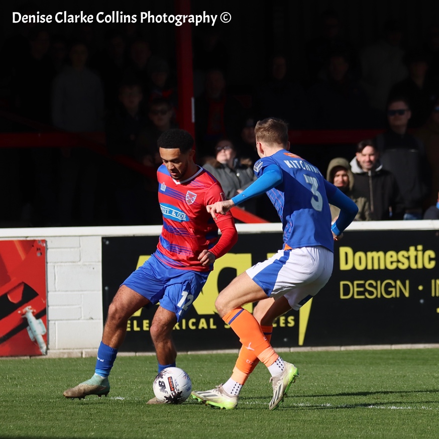 Dion Pereira & Mark Kitching 23/03/2024 Dagenham & Redbridge FC  v Oldham Athletic FC #dionpereira #markketching #dagenhamandredbridgefc #dagenhamredbridgefc #dagenham #football #vanaramaleague #nationalvanaramaleague #oldhamathleticfc #oldham