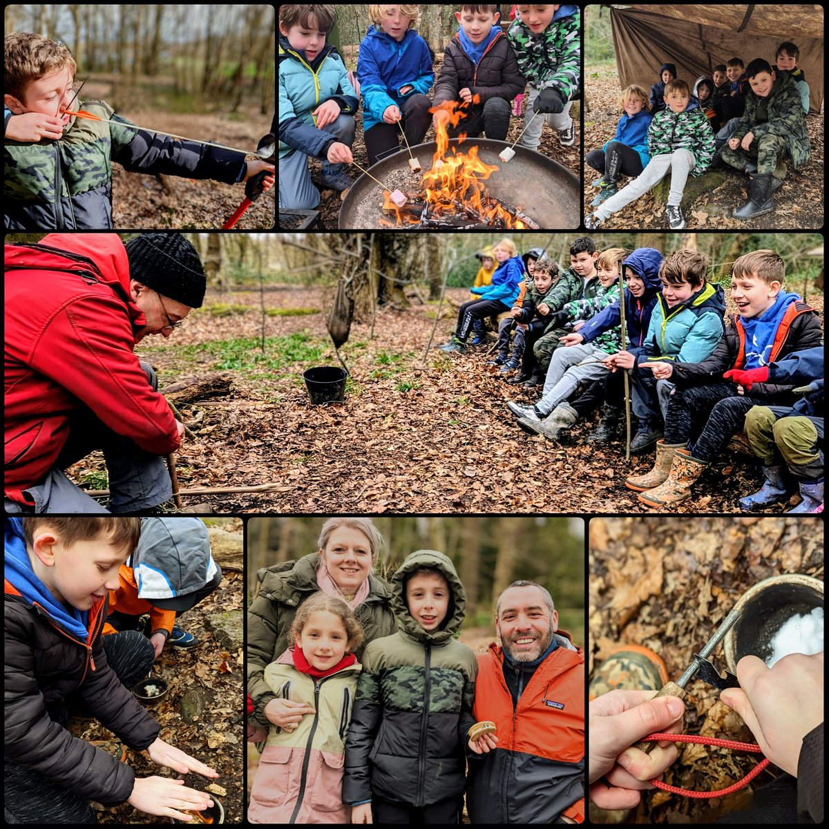 What a great way to spend your 9th birthday, then no other but a bushcraft woodland adventure party! @BfdForestSchls #adel #leeds #bushcraft #kidsoutdoors #forestschool #headingley #poole #wharfedale #westyorkshire #childrensparties