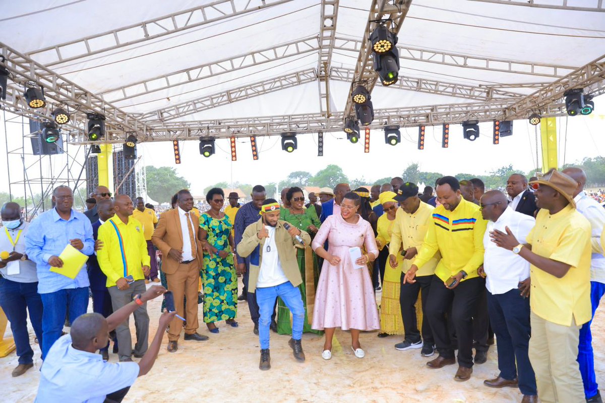 AnitahAmong's tweet photo. I want to express my deepest thanks to all the  Ministers and fellow Members of Parliament who endured the heat and long distance to witness the opening of our Teaching Hospital and Bukedea College of Health Sciences by H.E. the President. I am truly grateful, and your presence meant the world to me and my people.
To those who couldn't make it, I know your thoughts were with us. Thank you all, and may God bless you abundantly.