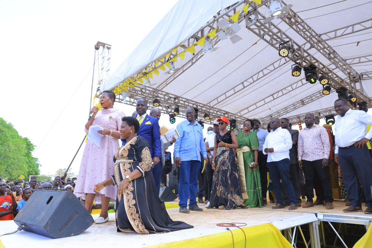 AnitahAmong's tweet photo. I want to express my deepest thanks to all the  Ministers and fellow Members of Parliament who endured the heat and long distance to witness the opening of our Teaching Hospital and Bukedea College of Health Sciences by H.E. the President. I am truly grateful, and your presence meant the world to me and my people.
To those who couldn't make it, I know your thoughts were with us. Thank you all, and may God bless you abundantly.