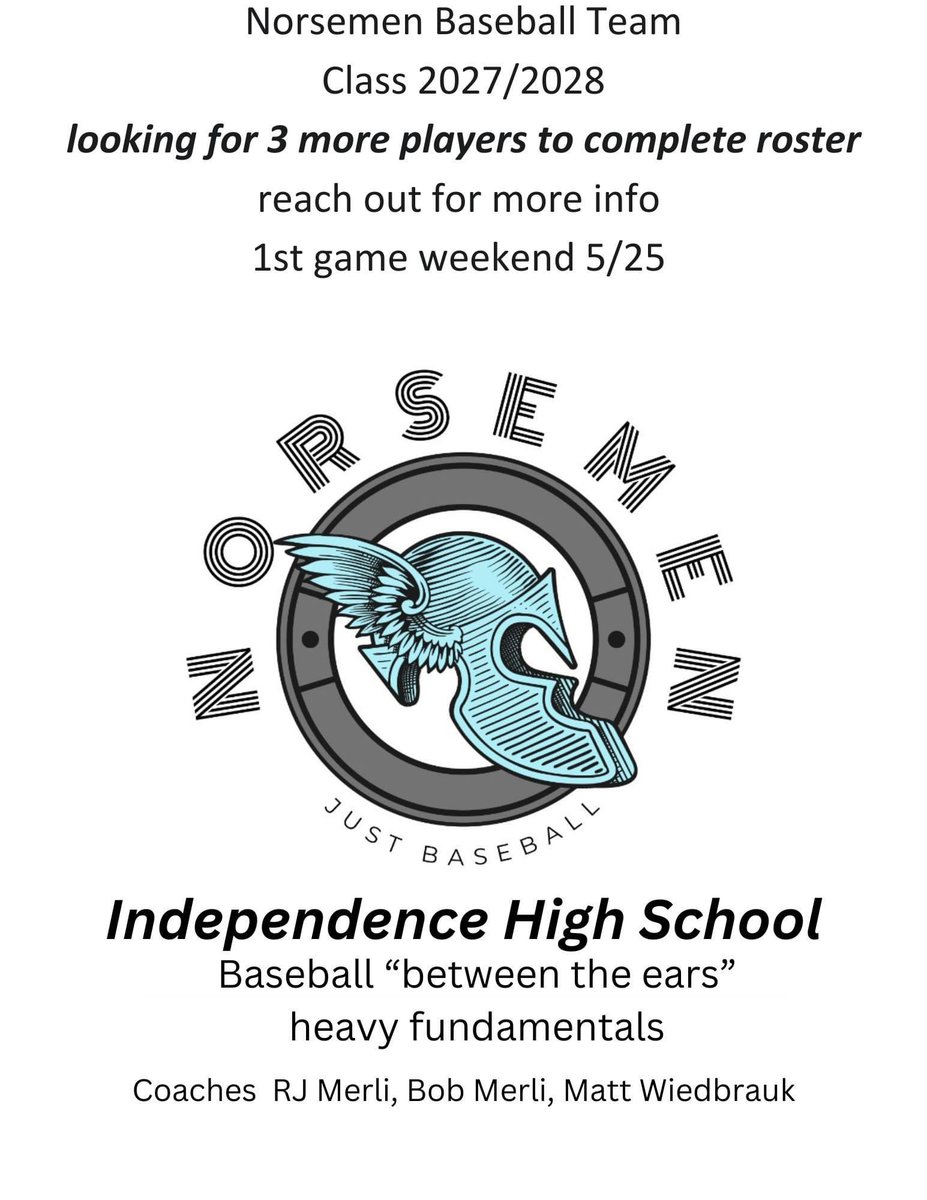 If you’re interested in a team for the summer! Please don’t hesitate to reach out!