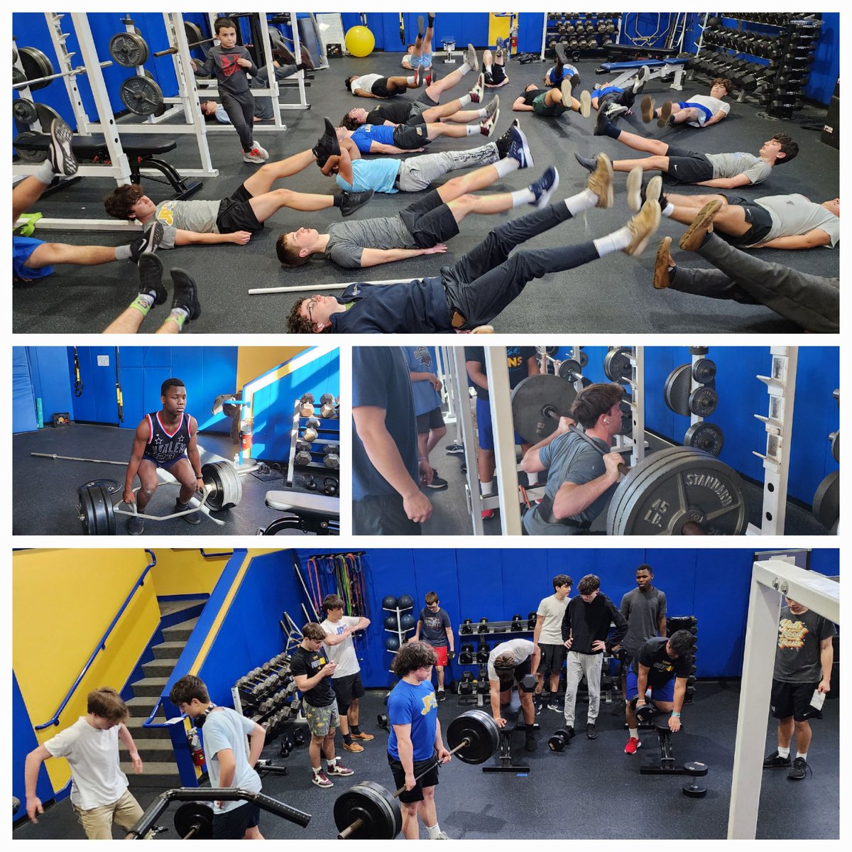 Great off-season start for SJP Football! The week just ended with testing in the weight room. If you are interested in a great Private Catholic School Education [Hyannis MA] paired with a growing Football Program, please follow and DM to learn more about us.